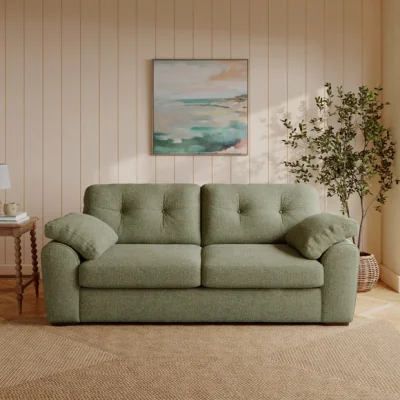 Dunelm Milton Textured Chenille 3 Seater Sofa