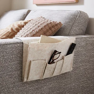 Dunelm The Edited Life Felt Over the Sofa Pocket Organiser