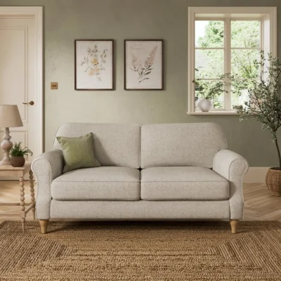 Dunelm Millie Basketweave 2 Seater Sofa