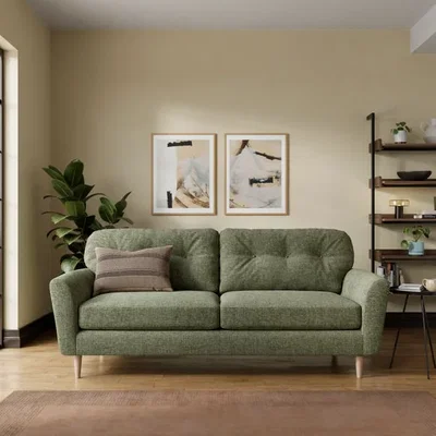 Dunelm Sven Soft Texture Chenille 4 Seater Sofa