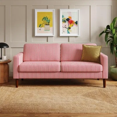 Dunelm Jacob Linford Stripe Compact 3 Seater Sofa