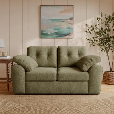 Dunelm Milton Soft Chenille 2 Seater Sofa