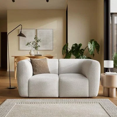 Dunelm Romy Chunky Tonal Boucle Modular 2 Seater Sofa