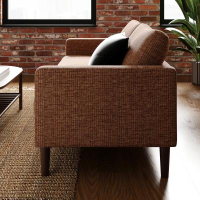 Dunelm Jacob Corduroy 3 Seater Sofa Terracotta