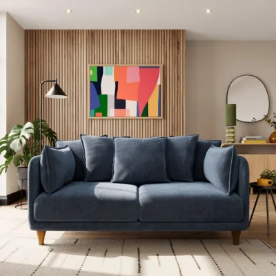 Dunelm Armitage Scatter Back Chenille 2 Seater Sofa