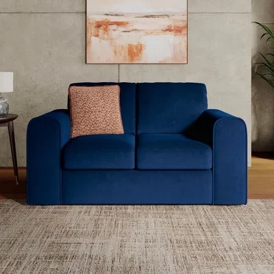 Dunelm Abel Matte Velvet 2 Seater Sofa