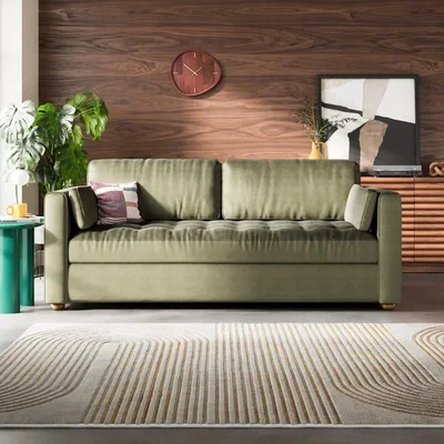 Dunelm Zoe II Velvet 3 Seater Sofa