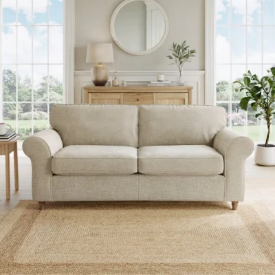 Dunelm Flori Basket Weave 3 Seater Sofa