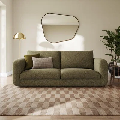 Dunelm Luca Soft Chenille 4 Seater Sofa