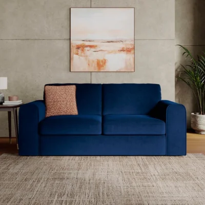 Dunelm Abel Matte Velvet 3 Seater Sofa