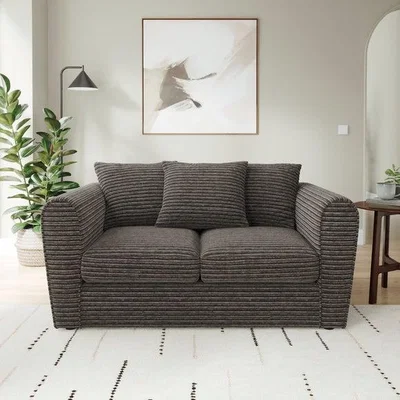 Dunelm Blake Horizontal Jumbo Cord 2 Seater Sofa