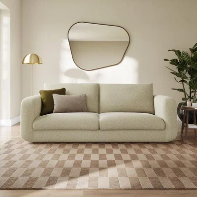 Dunelm Luca Soft Chenille 4 Seater Sofa