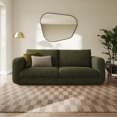 Dunelm Luca Tonal Boucle 4 Seater Sofa
