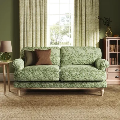 Dunelm Jolene William Morris Willow Bough Print Velvet 3 Seater Sofa