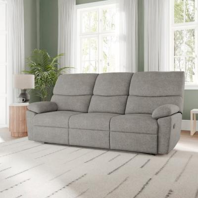 Dunelm Murphy Chenille Manual Recliner 3 Seater Sofa