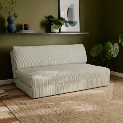 Dunelm Jenner Tiny Stripe Small Double 2 Seater Sofa Bed
