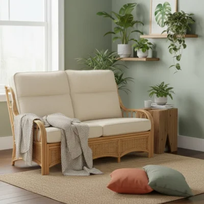 Dunelm Desser Vale Rattan 3 Seater Sofa