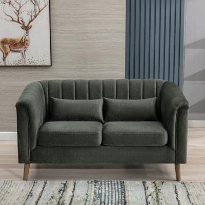 Dunelm Return - Image Furnishings Charlotte Velvet 2 Seater Sofa