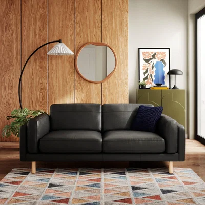 Dunelm Newton Vintage Leather 3 Seater Sofa