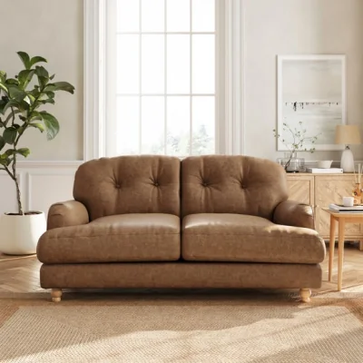 Dunelm Martha 2 Seater Arizona Faux Leather Sofa