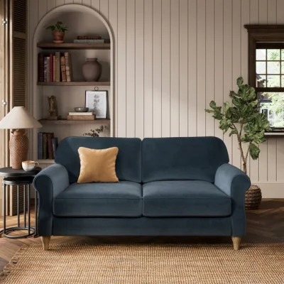Dunelm Millie Velvet 2 Seater Sofa