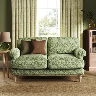 Dunelm Jolene William Morris Willow Bough Print Velvet 2 Seater Sofa