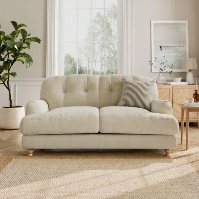 Dunelm Martha Chunky Chenille 2 Seater Sofa