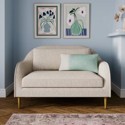 Dunelm Jessie Flatweave Compact 2 Seater Sofa