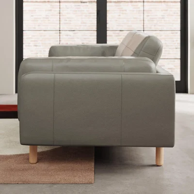 Dunelm Newton Classic Leather 3 Seater Sofa