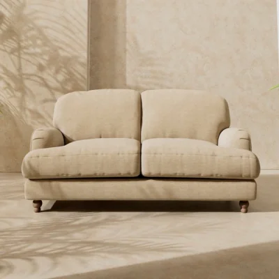 Dunelm Arthur Linen Chenille 2 Seater Sofa