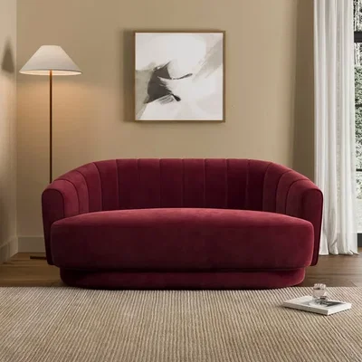 Dunelm Carmen Quilted Velvet 2 Seater Sofa
