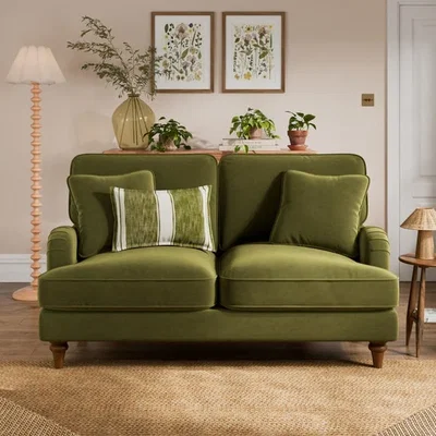 Dunelm Beatrice II Velvet 2 Seater Sofa