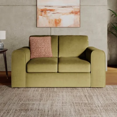 Dunelm Abel Matte Velvet 2 Seater Sofa