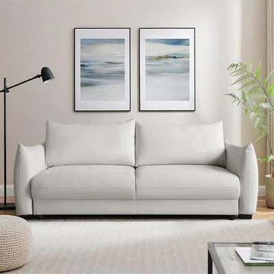 Dunelm Bronte Fabric 2 Seater Sofa Bed