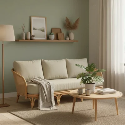 Dunelm Desser Royal Rattan 3 Seater Sofa