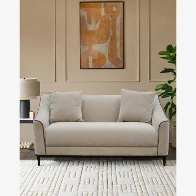 Danetti Julep champagne fabric 2 seater sofa