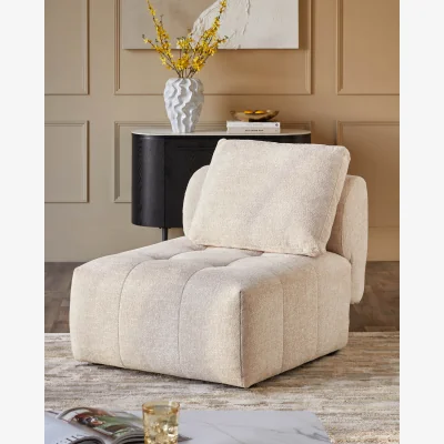 Danetti Lillian natural weave single sofa module
