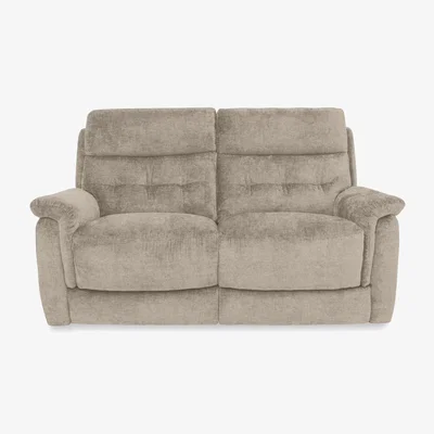 Furniture Village Springer Fabric 2 Seater Sofa - R120 Light Khaki