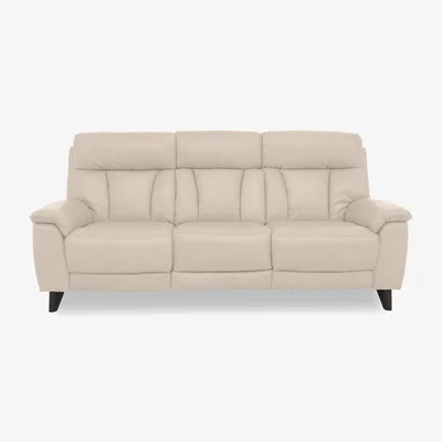 Furniture Village World of Leather - Dreamer BV Leather 3 Seater Power Recliner Sofa - Dapple Grey