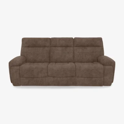 Furniture Village Cinemax Fabric 3 Seater 3 Cushion Sofa - Classic Brown