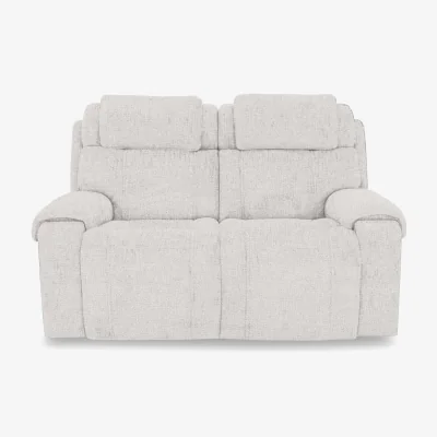 Furniture Village World of Leather - Hollywood Fabric 2 Seater Sofa - R110 Sand