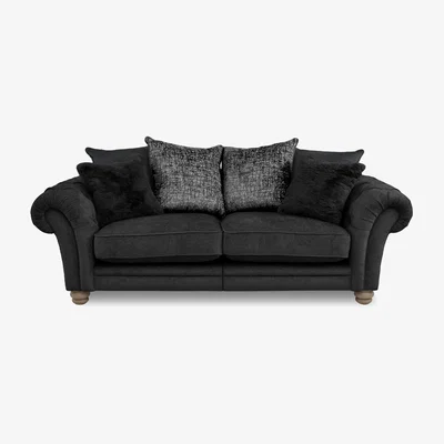 Furniture Village Cotswold 3 Seater Split Frame Scatter Back Sofa