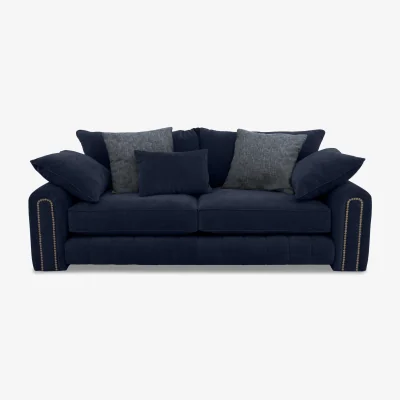 Furniture Village Retreat 3 Seater Fabric Sofa - Aston Navy
