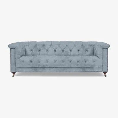 Furniture Village At The Helm - Wallace 4 Seater Fabric Chesterfield Sofa