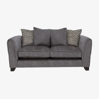 Furniture Village Mariah 2 Seater Fabric Pillow Back Sofa - Dapple Moleskin
