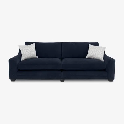 Furniture Village Regency 4 Seater Split Frame Sofa - Aston Navy