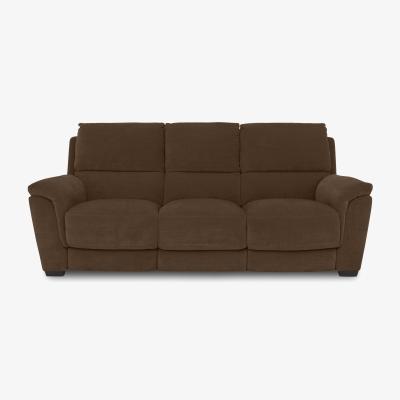Furniture Village Medio 3 Seater Fabric Sofa with Power Recliner