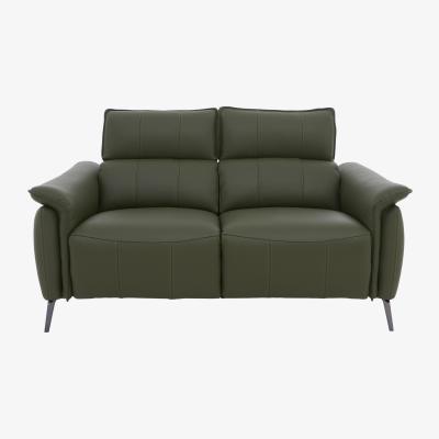 Furniture Village Jude 2 Seater Leather Sofa - Oslo Pine