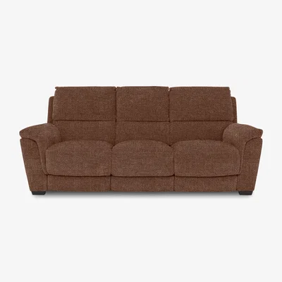 Furniture Village Medio 3 Seater Fabric Sofa - Red Maple