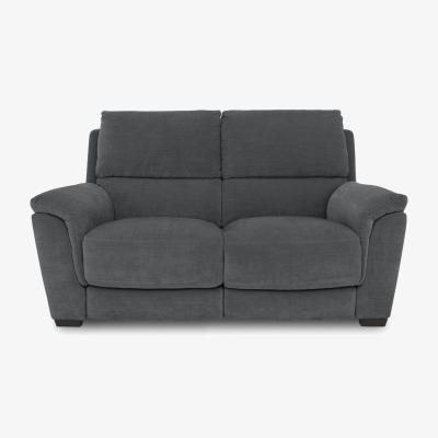 Furniture Village Medio 2 Seater Fabric Sofa with Power Recliner - R20 Pewter